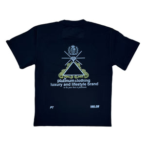 Platinum Luxury & Lifestyle Black Tee