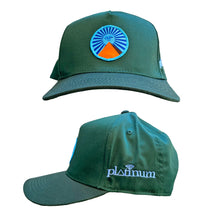 Load image into Gallery viewer, Platinum Rising Pyramid Cap Pine Green
